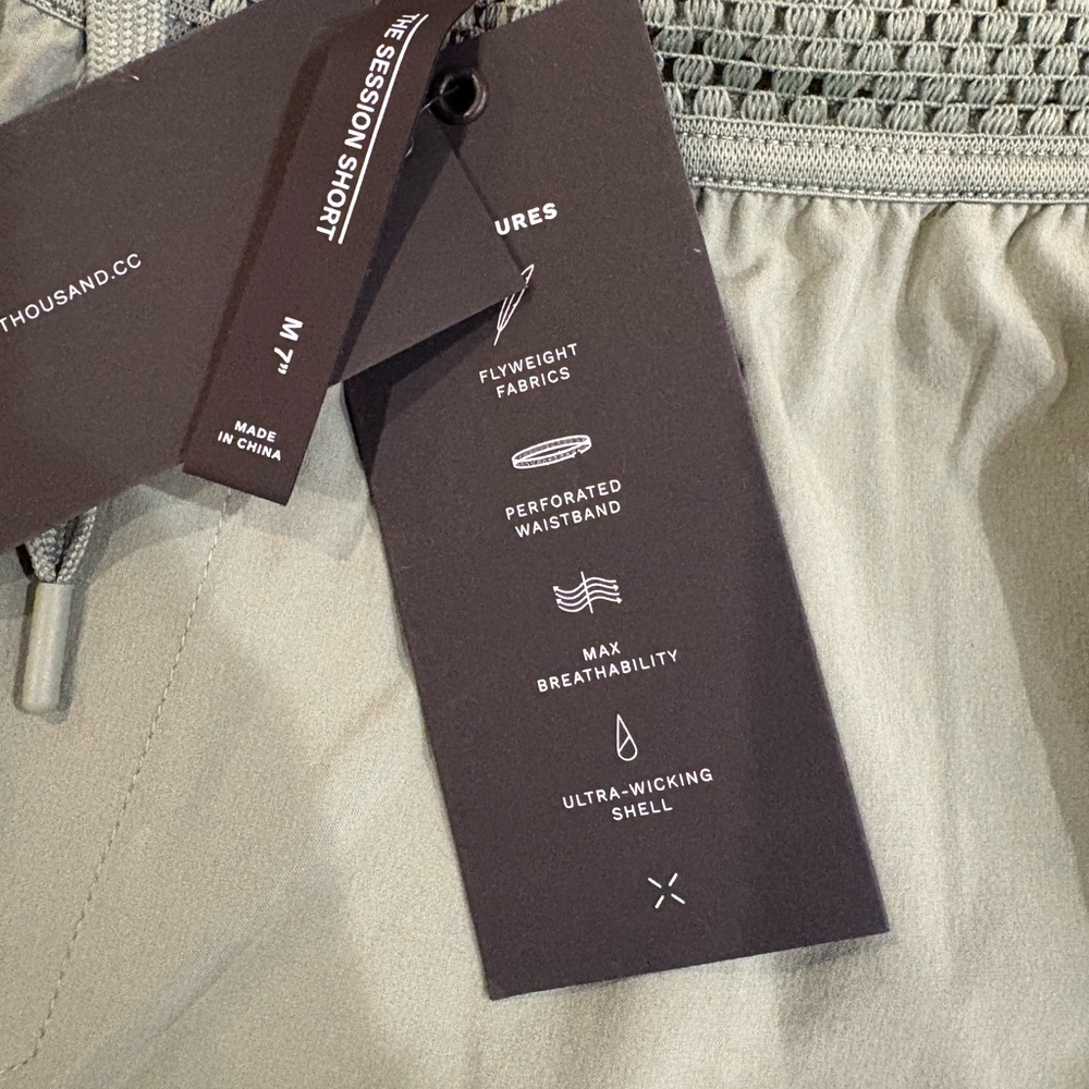 Ten Thousand Men 7in Session UnLiner Active Shorts Workout Hedgegreen Medium - Picture 3 of 5